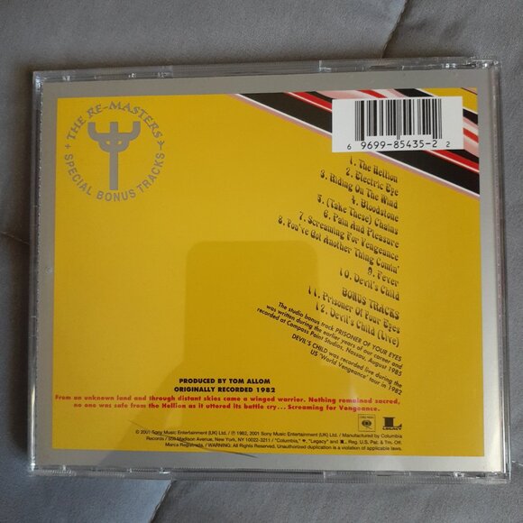 Judas Priest Screaming for Vengeance Remastered CD - Picture 2 of 4